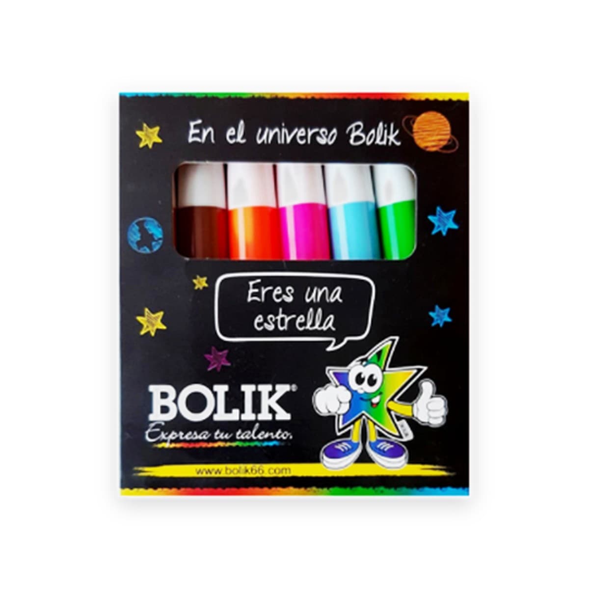 Marcador Jumbo Bolik, 12 colores