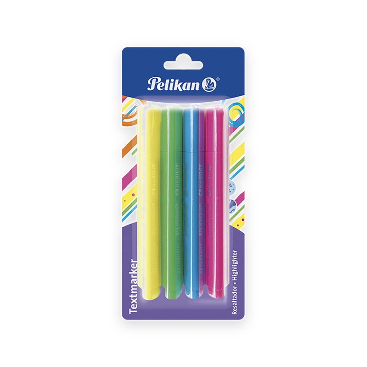Resaltador Pelikan, #414, 4 colores
