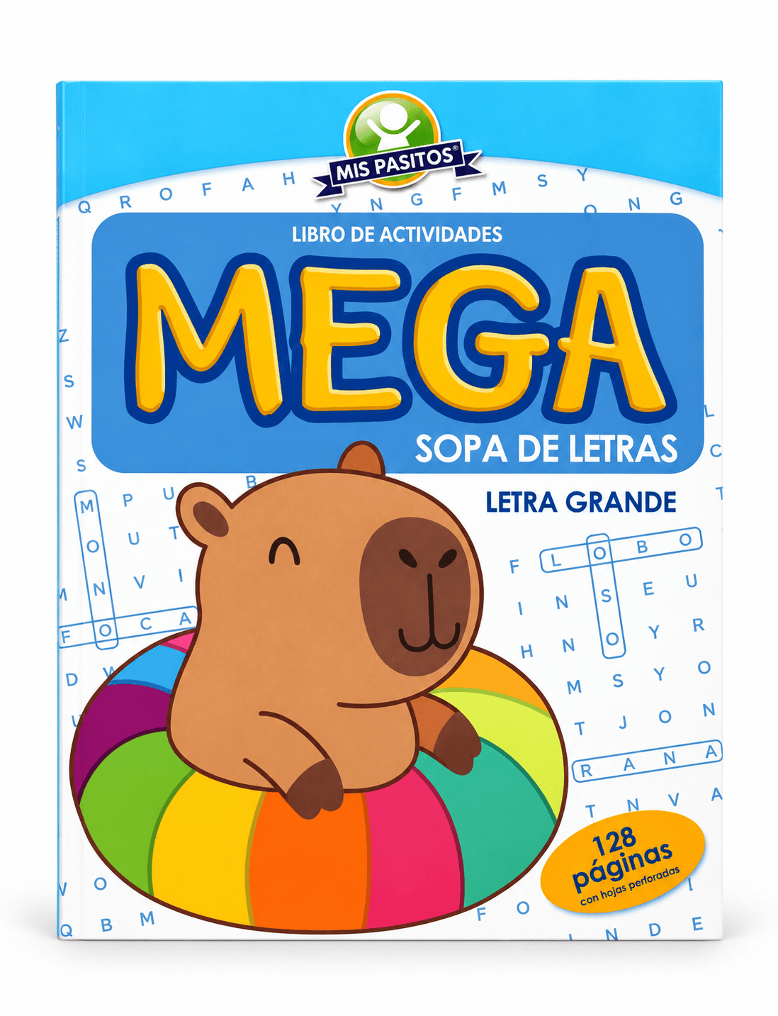 Mega Actividades Sopa de Letras, Mis Pasitos (CAPIBARA)