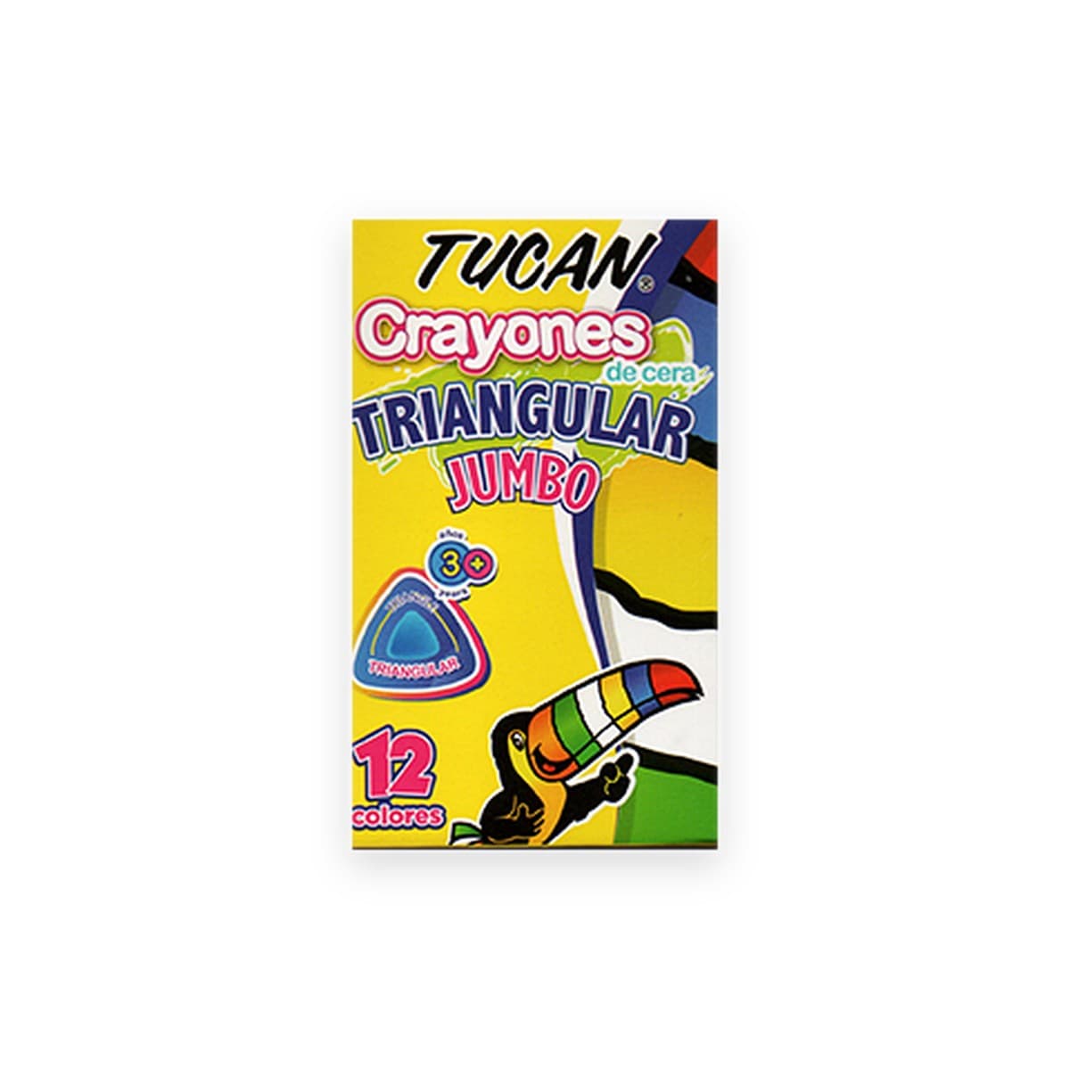 Crayón de Cera Tucán, Jumbo, Triangular