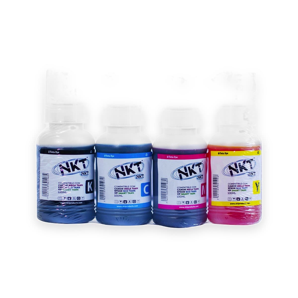 Set Refil NKT (Tinta Para Cartucho) Negro y a Color