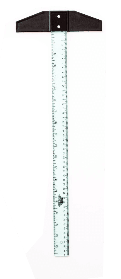 Regla T-50 Baco, Plástica