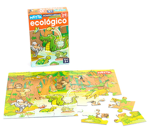 Rompecabezas Metta, Ecológico (25 Piezas)