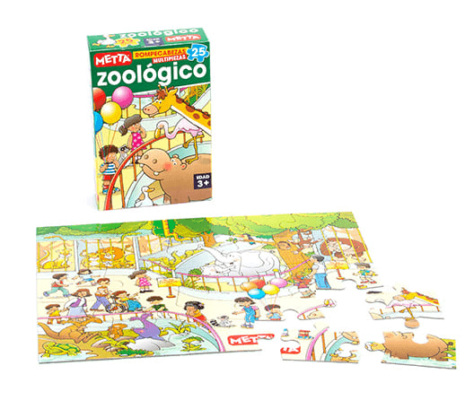 Rompecabezas Metta, Zoológico (20 Piezas)