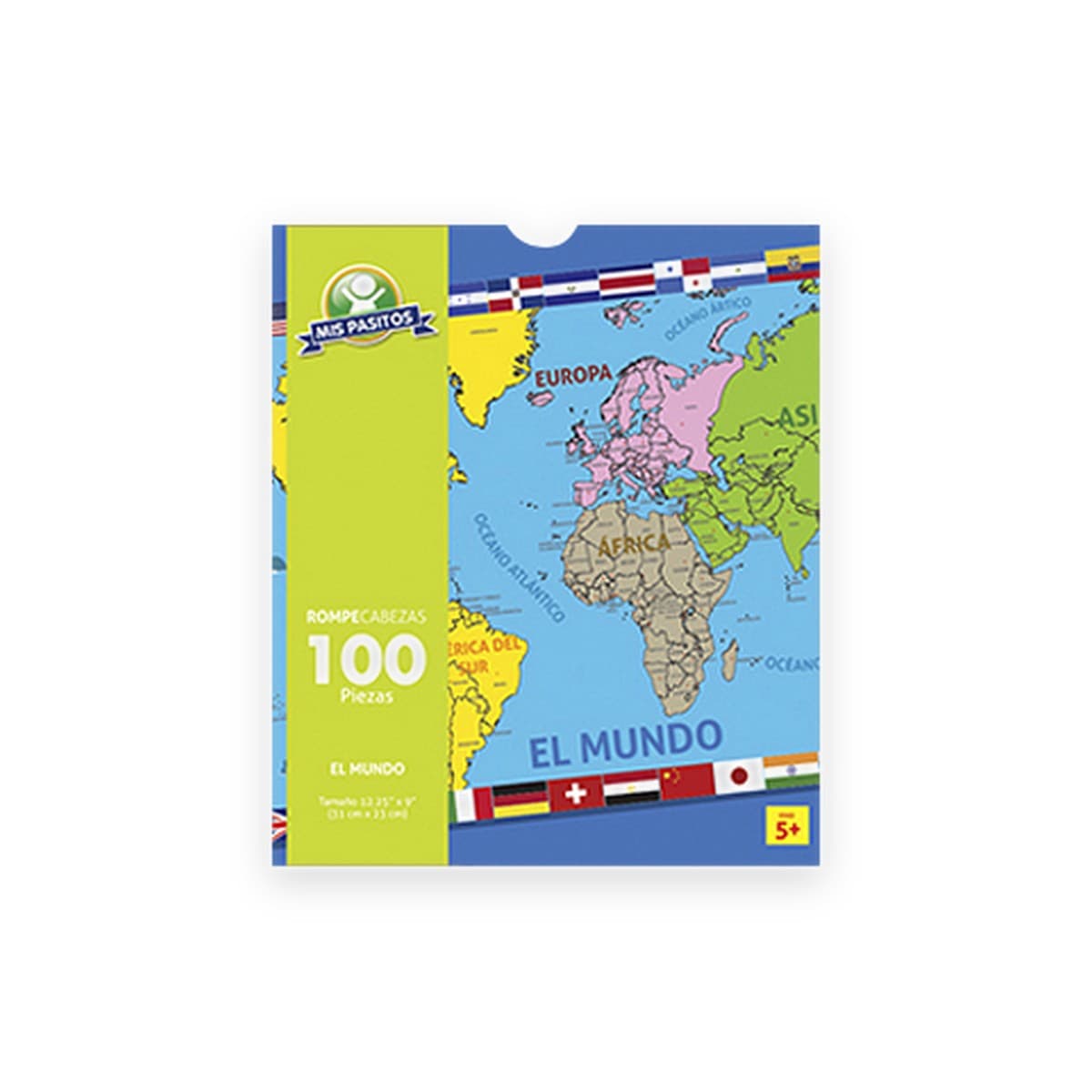 Rompecabezas de 100 piezas, El Mundo, Mis Pasitos