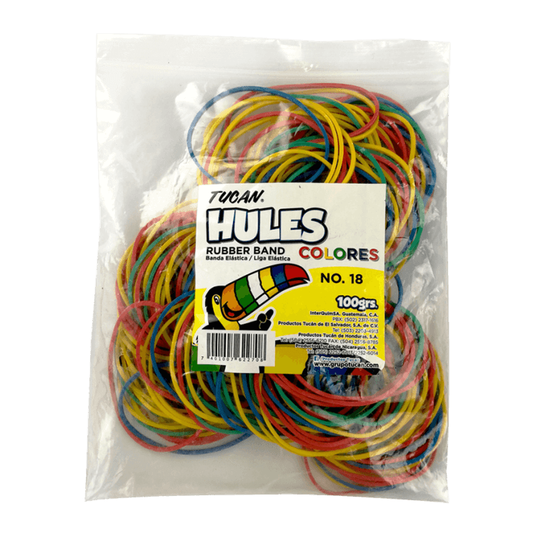 Bolsa hules Colores Tucán #18, 100 gramos