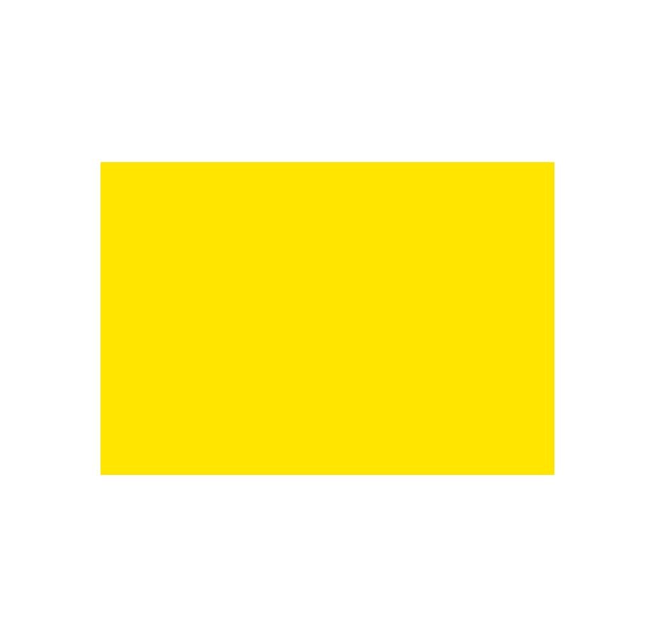 Ciento Papel Lustre Amarillo 50X70 cm