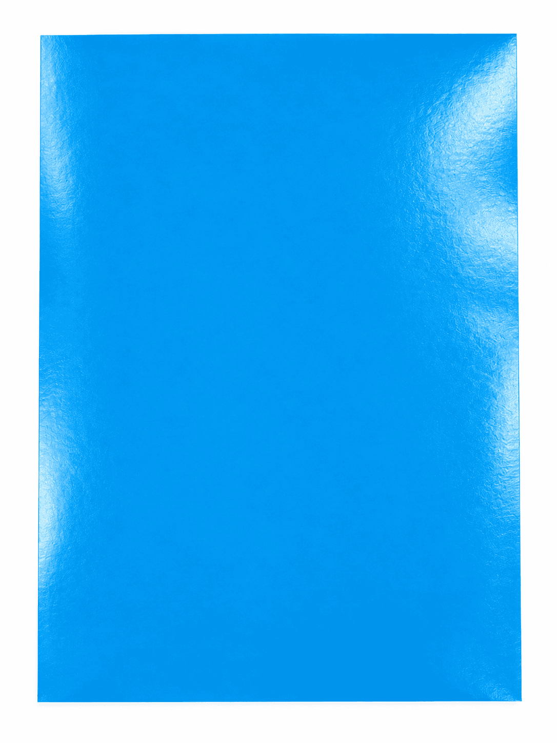 Ciento Papel Lustre Azul Claro 18x25 pulgadas
