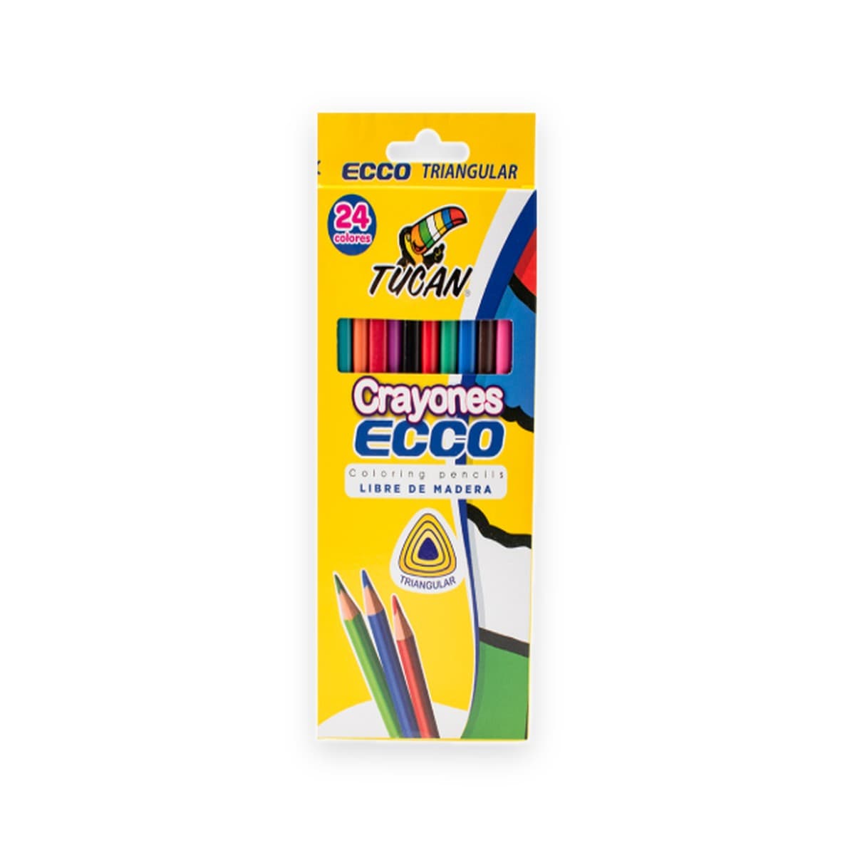 Crayón Ecco Largo Triangular Tucán