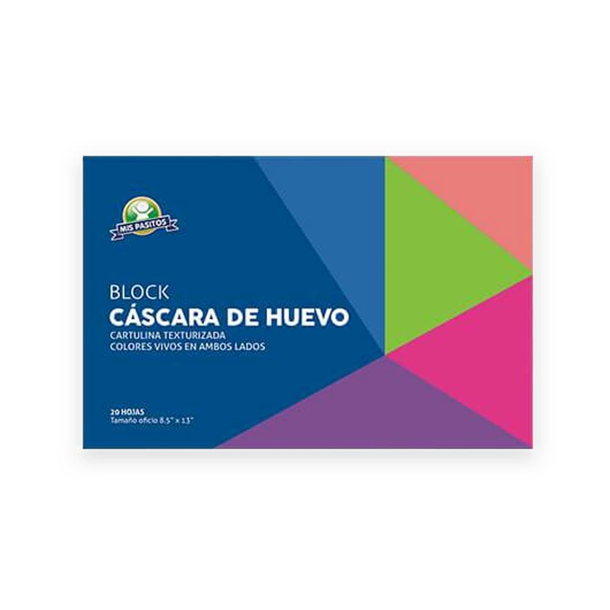 Block Oficio Cáscara de Huevo Mis Pasitos, 20 hojas