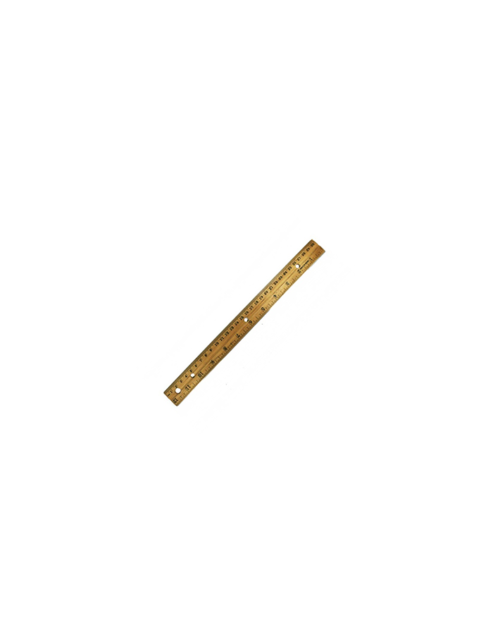 Regla de Madera Tucán, 30 cm