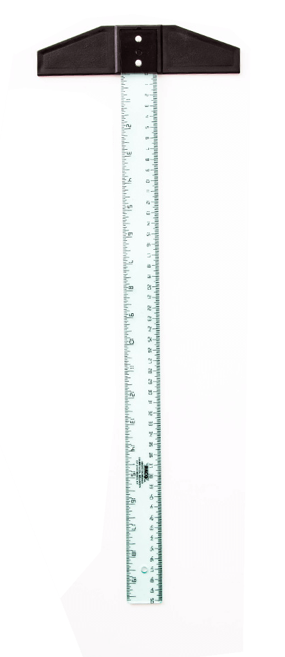 Regla T-50 Baco, Plástica