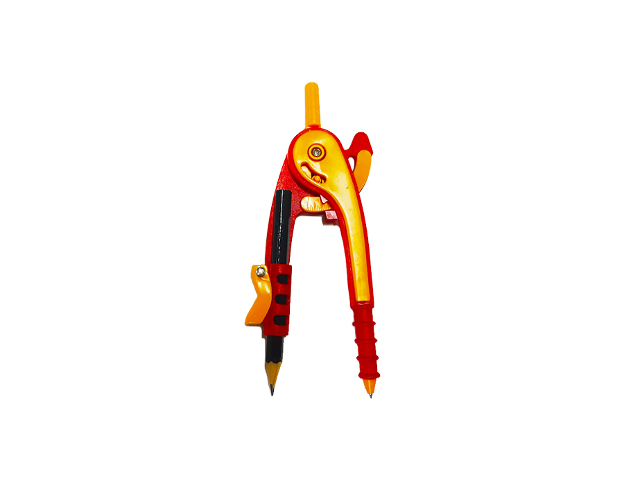 Compás plástico con lápiz Metacolor, Grande, 6 unidades