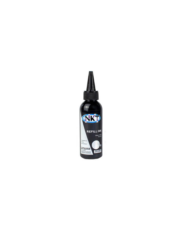 Refil NKT Frasco 100 Ml, Negro (Tinta Para Cartucho)