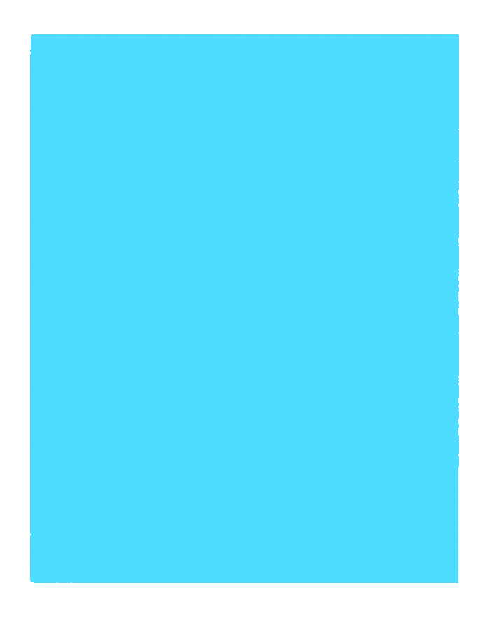 Ciento de Papel Bond Yots, 75 gramos, Turquesa
