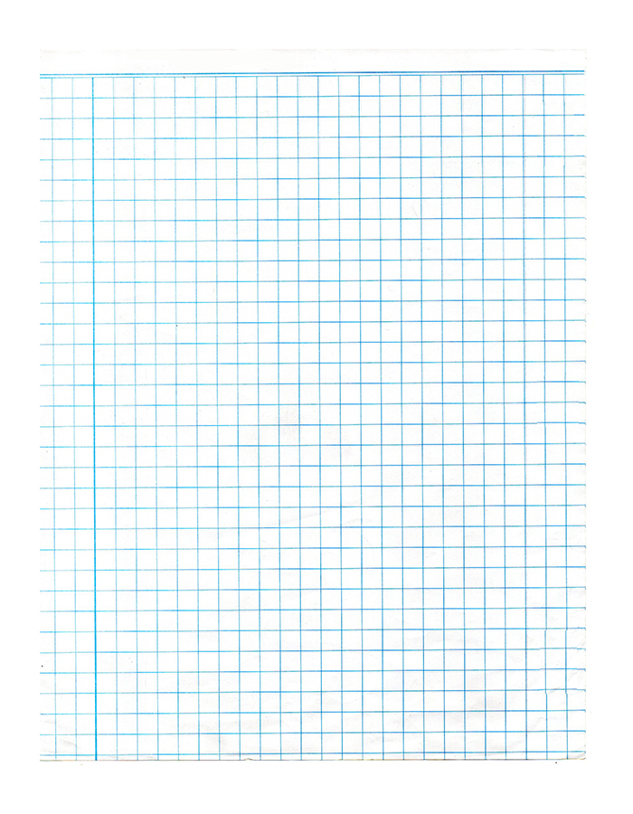 Papel Bond Yots Cuadros 8mm, Carta, Resma