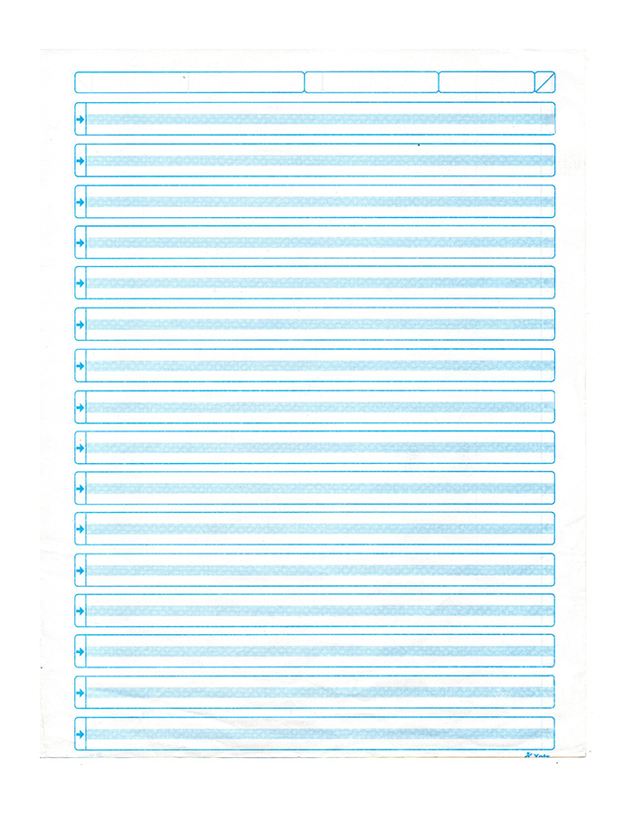 Papel Bond Yots Doble Línea, Carta, Resma