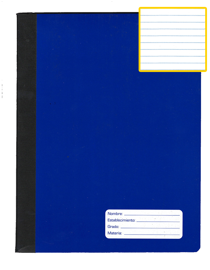 Cuaderno Cosido Concept 100 H, Líneas