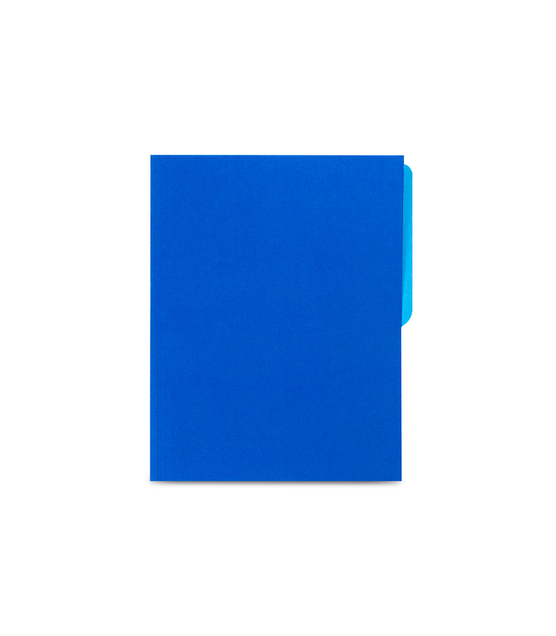 Folder Carta Bold Office, 25 unidades, Azul Claro