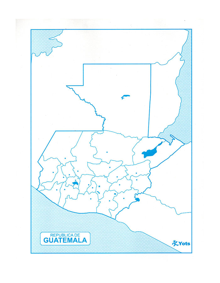 Mapa de Guatemala, Yots
