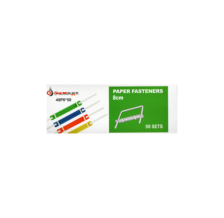 Gancho para folder Plástico, Kenart, 50 unidades