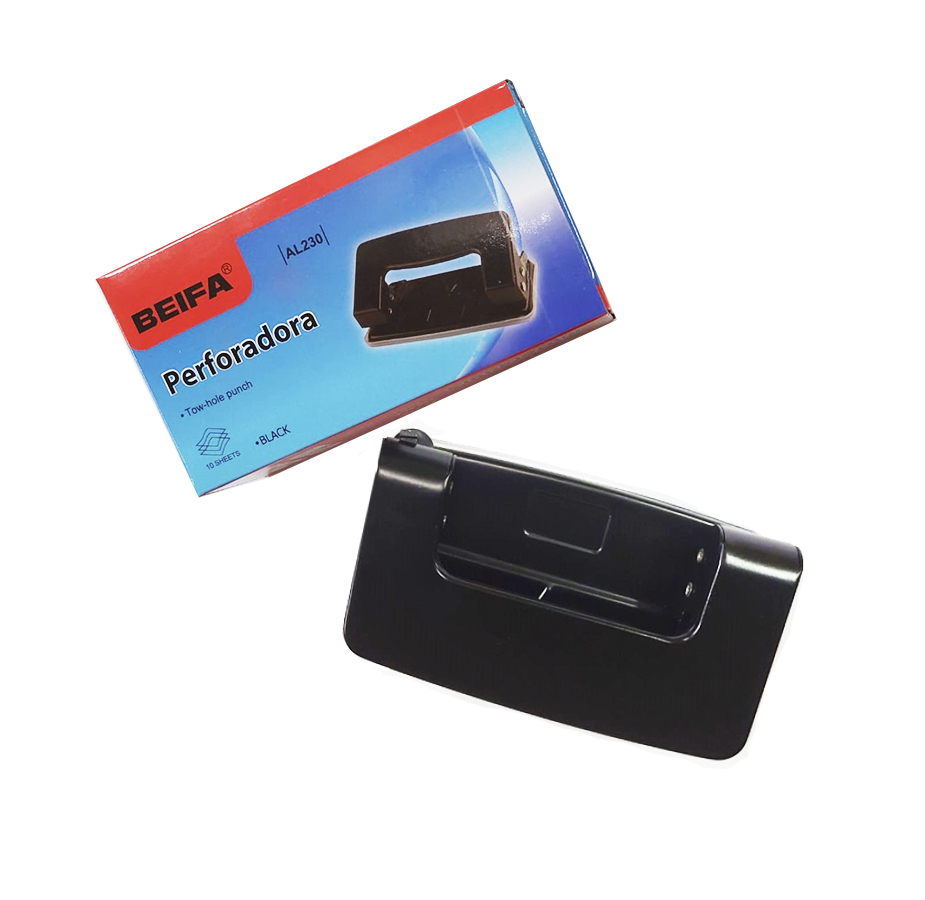 Perforador Pequeño Beifa, 2 agujeros, 8 hojas