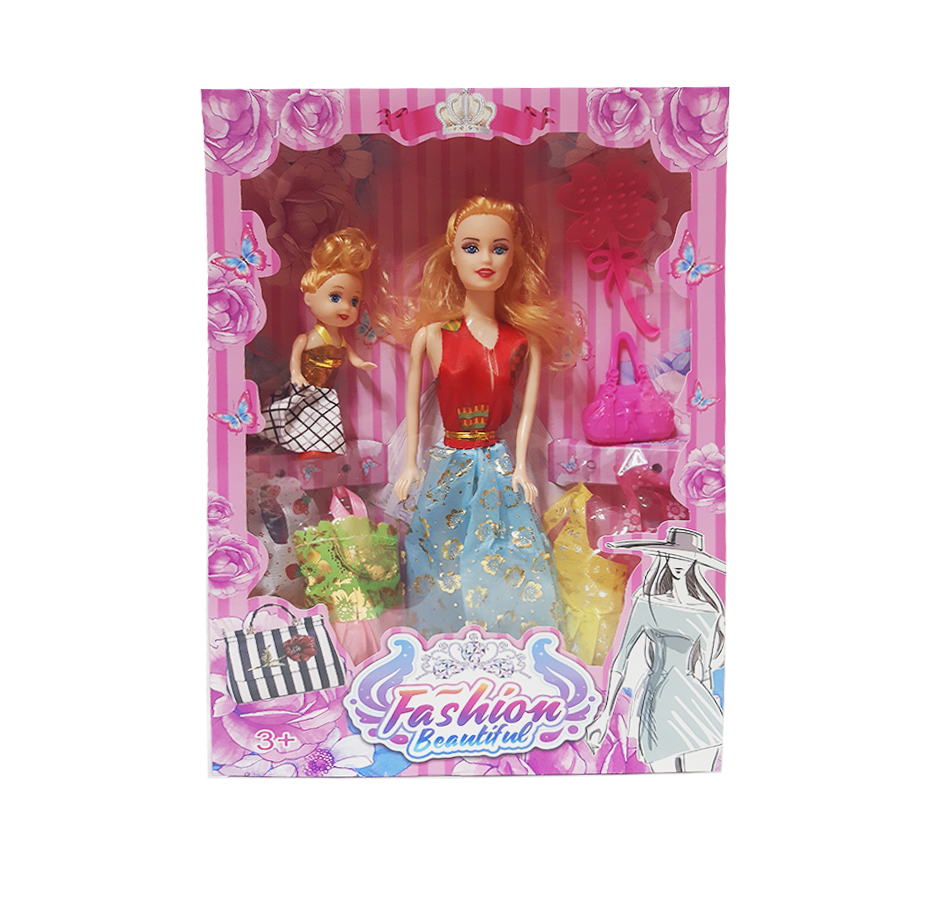 Muñeca de Juguete, Incluye Accesorios
