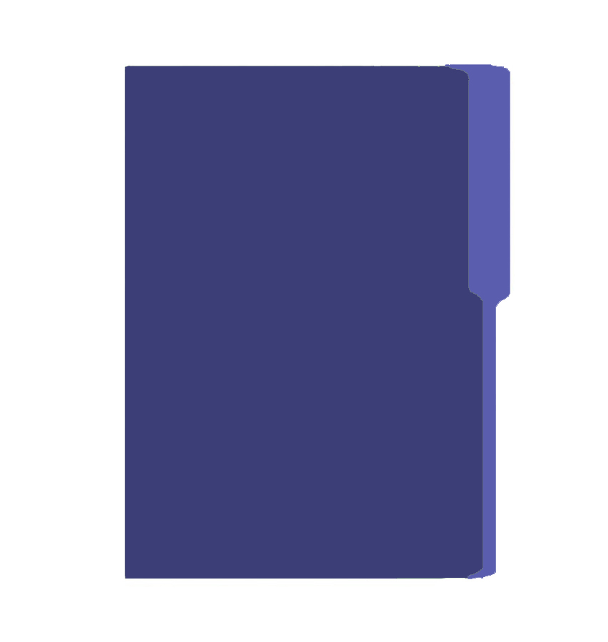 Folder Oficio Bold Office, 25 unidades, Azul Oscuro