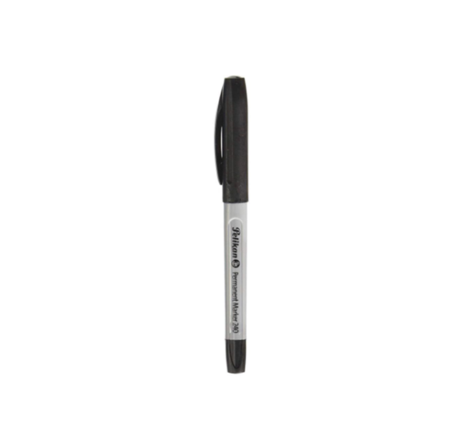 Marcador Pelikan, Permanente #240 negro, 10 unidades