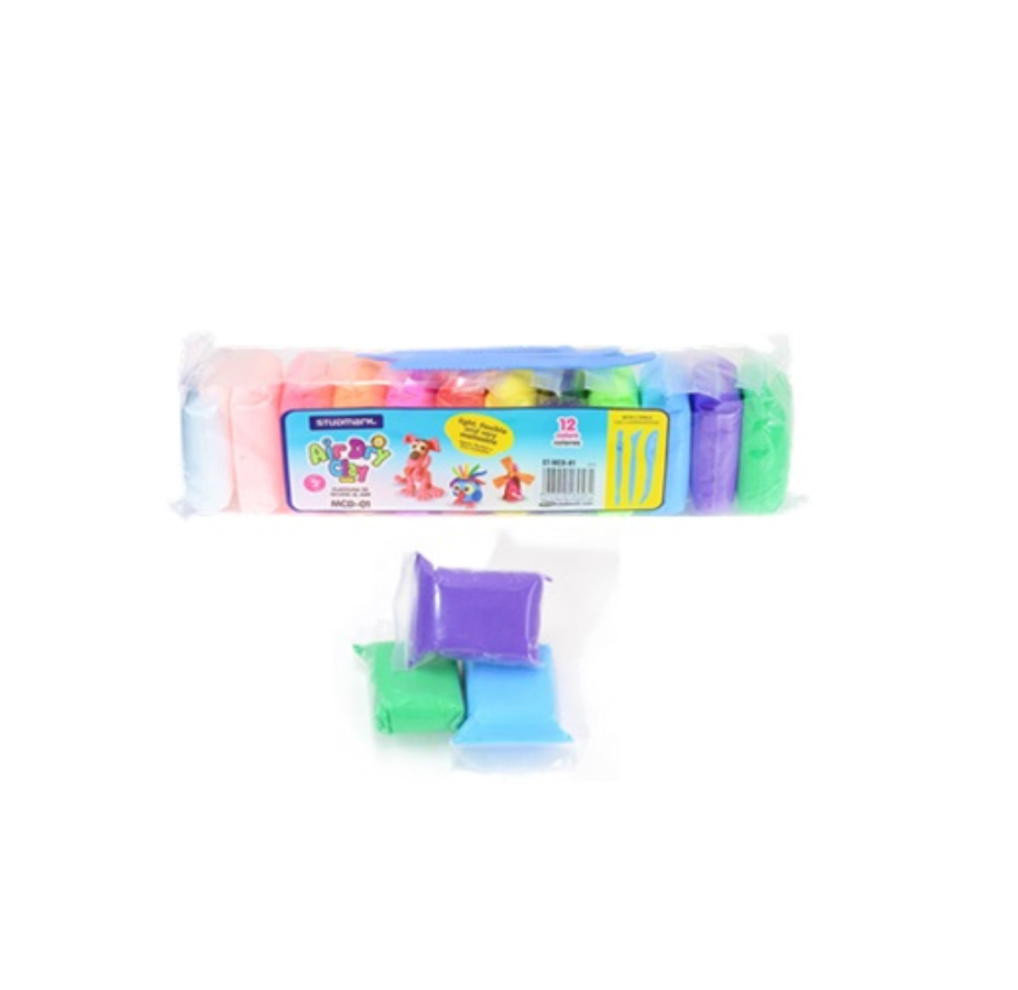 Foamy Moldeable 3D Studmark, 12 colores
