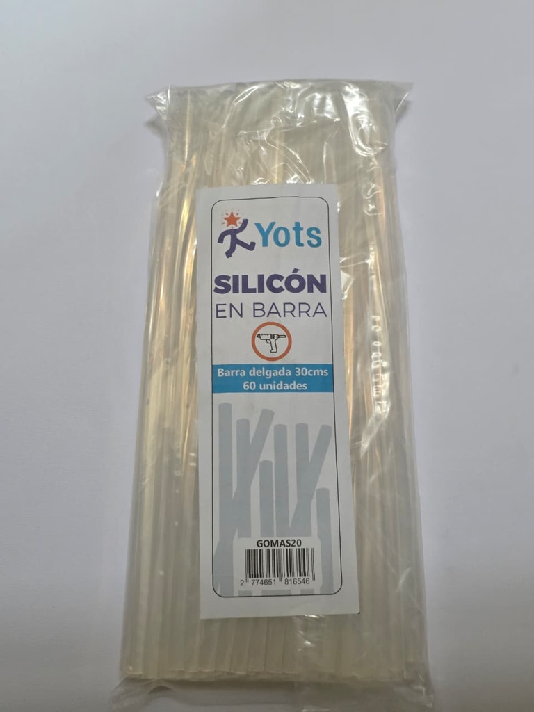 Silicón en barra Delgada Yots 60 unidades