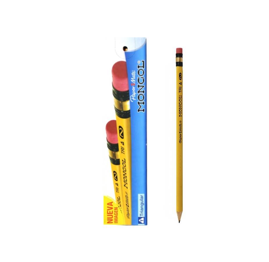 Lápiz Mongol, #2, Triangular 