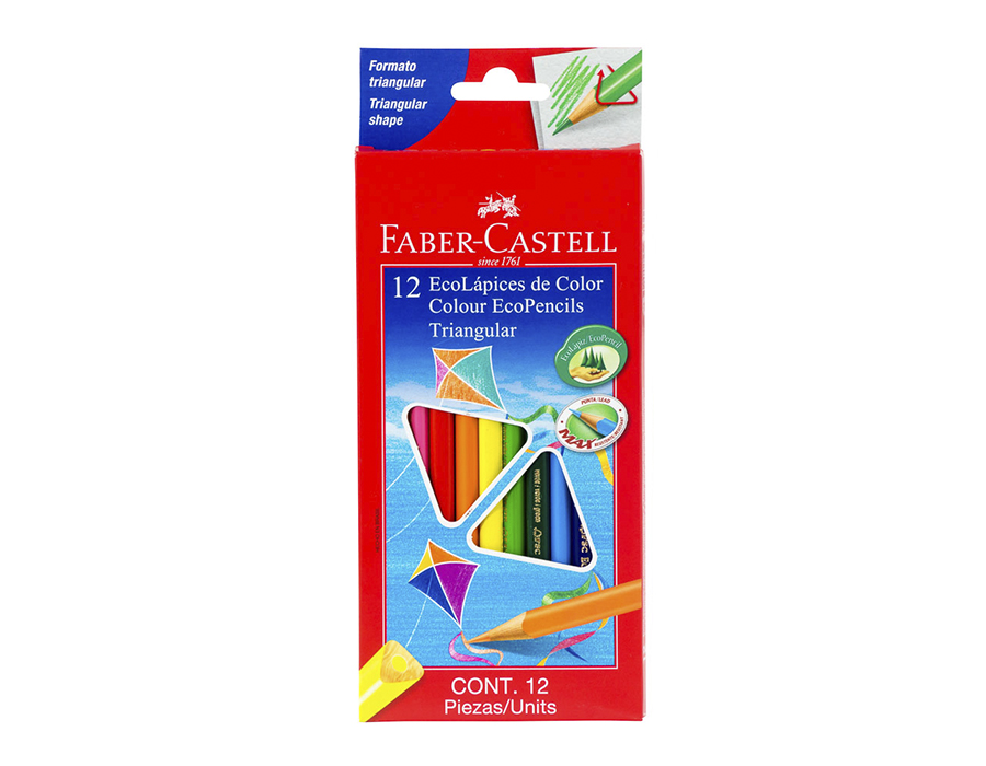 Crayón Faber Castell, 12 colores