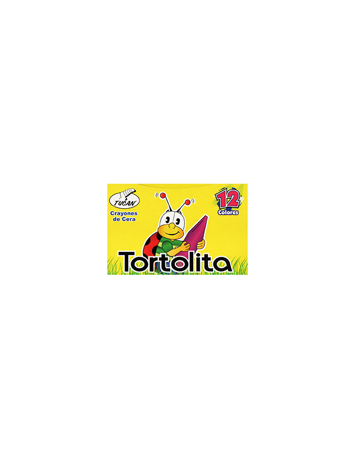 Crayón de Cera Tucán, Tortolita, 12 colores
