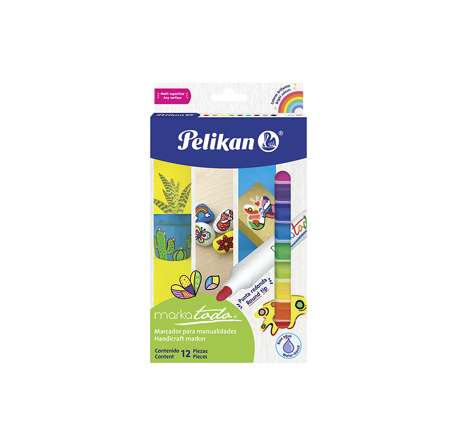 Markatodo Pelikan, 12 colores