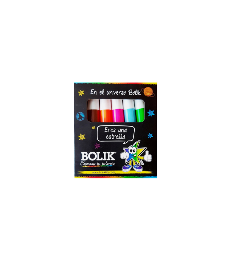 Marcador Jumbo Bolik, 12 colores