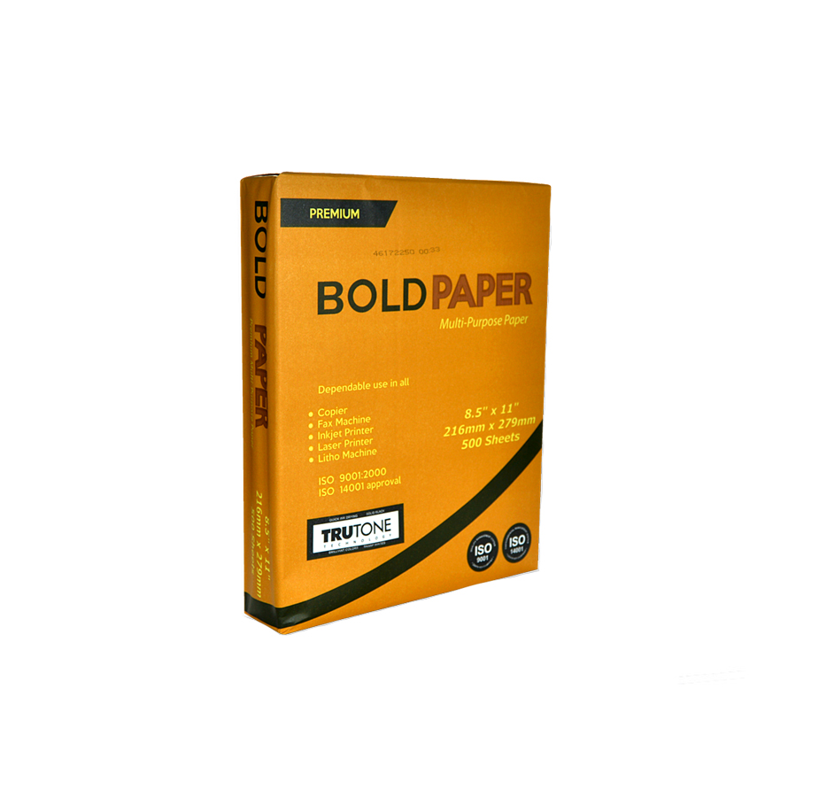 Papel Bond para Fotocopia Bold Paper, Carta