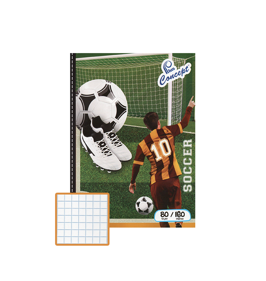 Cuadernos Engrapado Concept, 80H, Cuadros