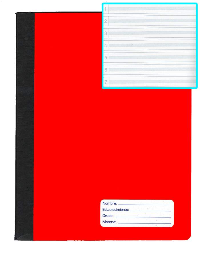 Cuaderno Cosido Concept 100H, Doble Línea
