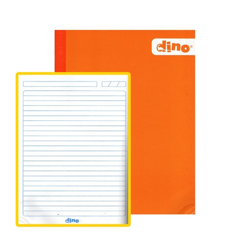 Cuaderno Cosido Dino 100H, Líneas