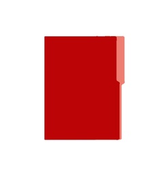 Folder Carta Bold Office, 100 unidades, Rojo