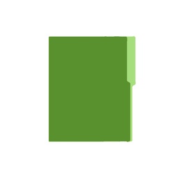 Folder Carta Bold Office, 100 unidades, Verde