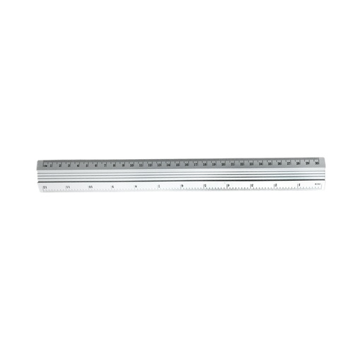 Regla de Aluminio, 30 cm