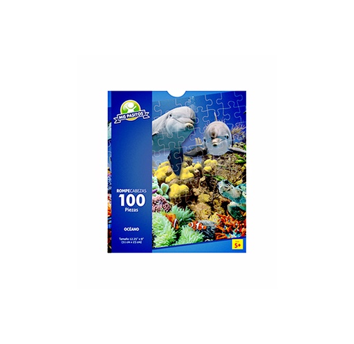Rompecabezas de 100 piezas, El Océano, Mis Pasitos