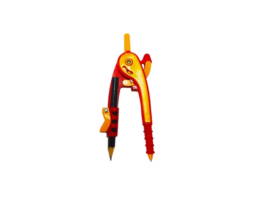 Compás plástico con lápiz Metacolor, Grande, 6 unidades