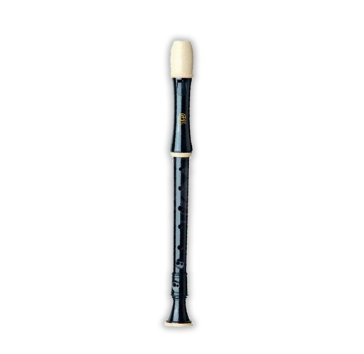 Flauta Dulce Marca Ángel ASRG-210, Negra y Beige