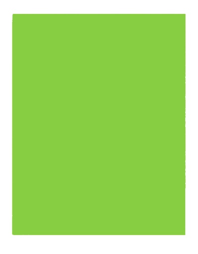 Ciento de Papel Bond Yots, 75 gramos, Verde