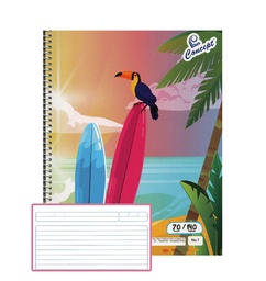 Cuaderno Espiral Concept, 1 anillo, 70H, Líneas