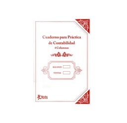 Cuaderno Contabilidad Yots, Pasta SUAVE, 4 columnas, 80H