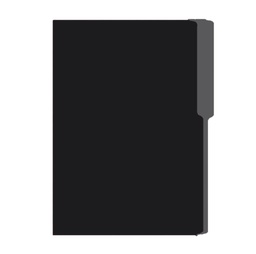 Folder Oficio, 100 unidades, Negro